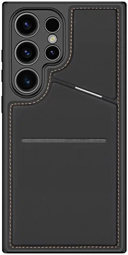 Dux Ducis Rafi Samsung S24 Ultra Hoesje MagSafe Pasjes Houder Zwart afbeelding 2