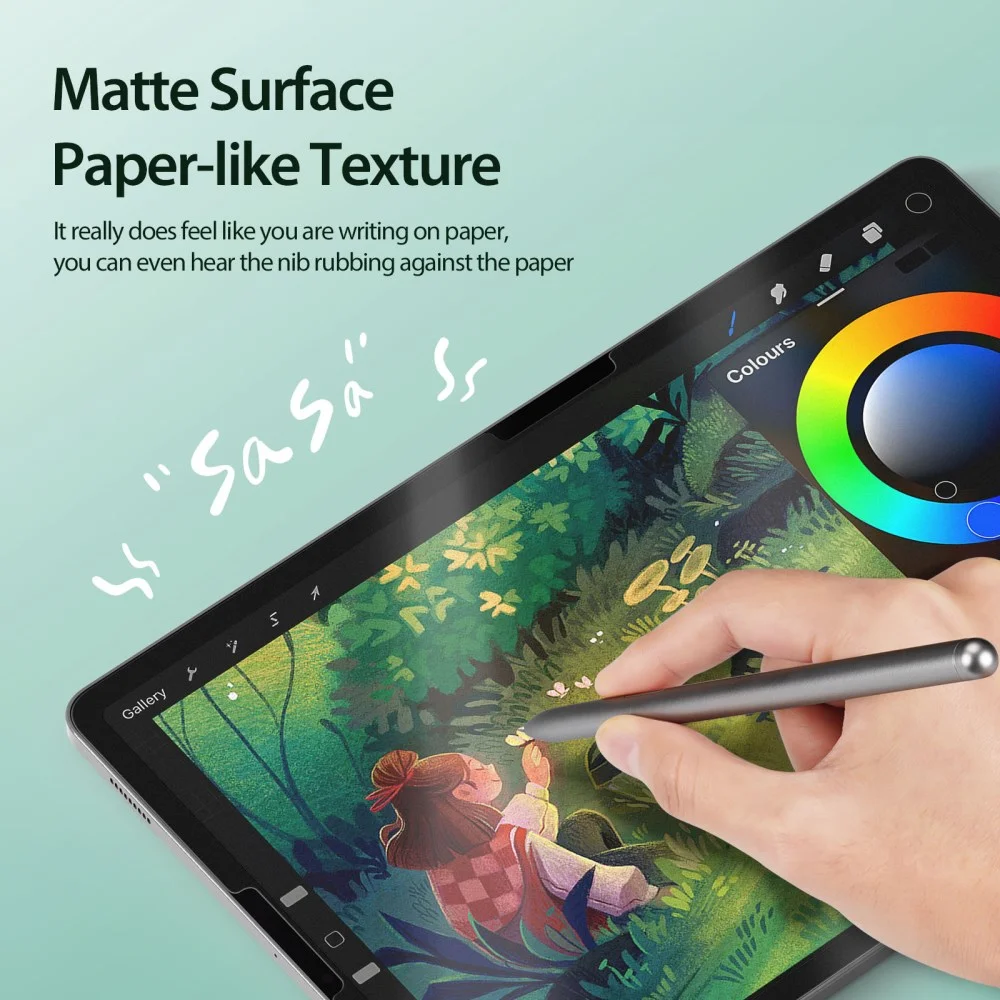 Dux Ducis Naad Paperlike Samsung Galaxy Tab S9 FE Screenprotector afbeelding 6