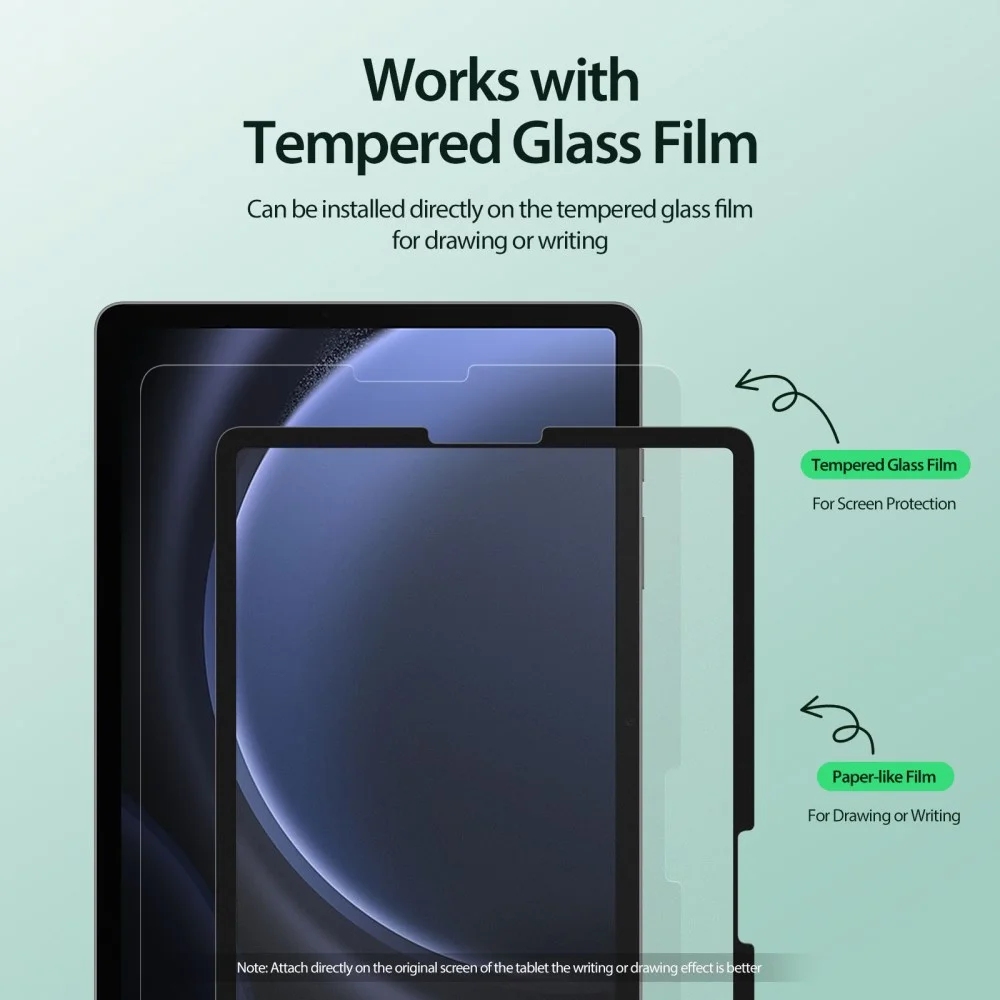 Dux Ducis Naad Paperlike Samsung Galaxy Tab S9 FE Screenprotector afbeelding 9