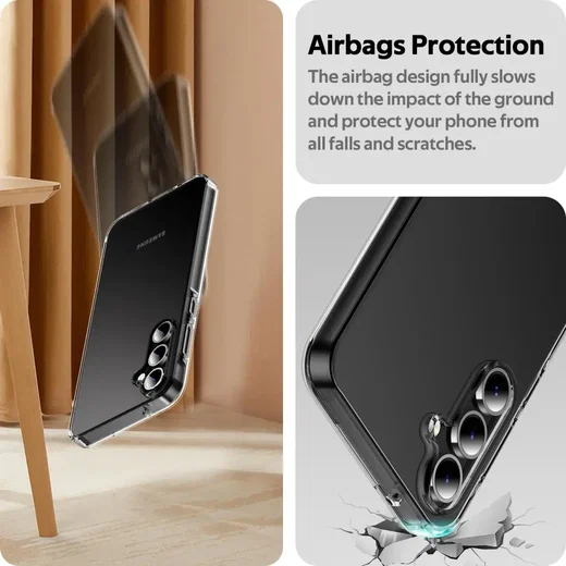 Samsung Galaxy A35 Hoesje Dun TPU Back Cover Transparant afbeelding 4