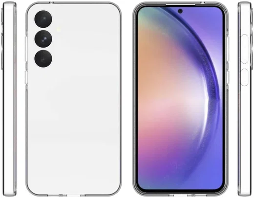Samsung Galaxy A55 Hoesje Dun TPU Back Cover Transparant afbeelding 16