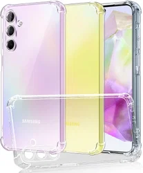 Samsung A35 Hoesje Schokbestendig en Dun TPU Back Cover Transparant afbeelding
