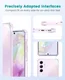 Samsung A35 Hoesje Schokbestendig en Dun TPU Back Cover Transparant afbeelding 2