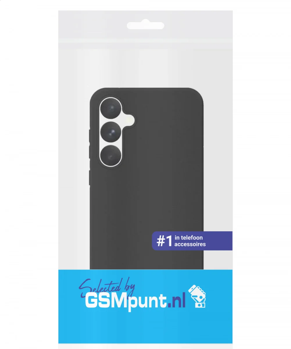 Samsung Galaxy A55 Hoesje Matte Back Cover Dun TPU Zwart afbeelding 8
