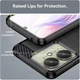 Xiaomi Redmi 13C / Poco C65 Hoesje Geborsteld Flexibele Back Cover Zwart afbeelding 4