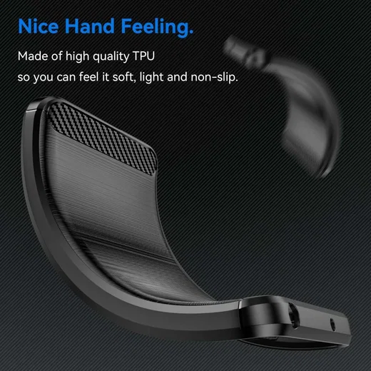 Xiaomi Poco C65 / Redmi 13C Hoesje TPU Flexibele Back Cover Zwart afbeelding 5