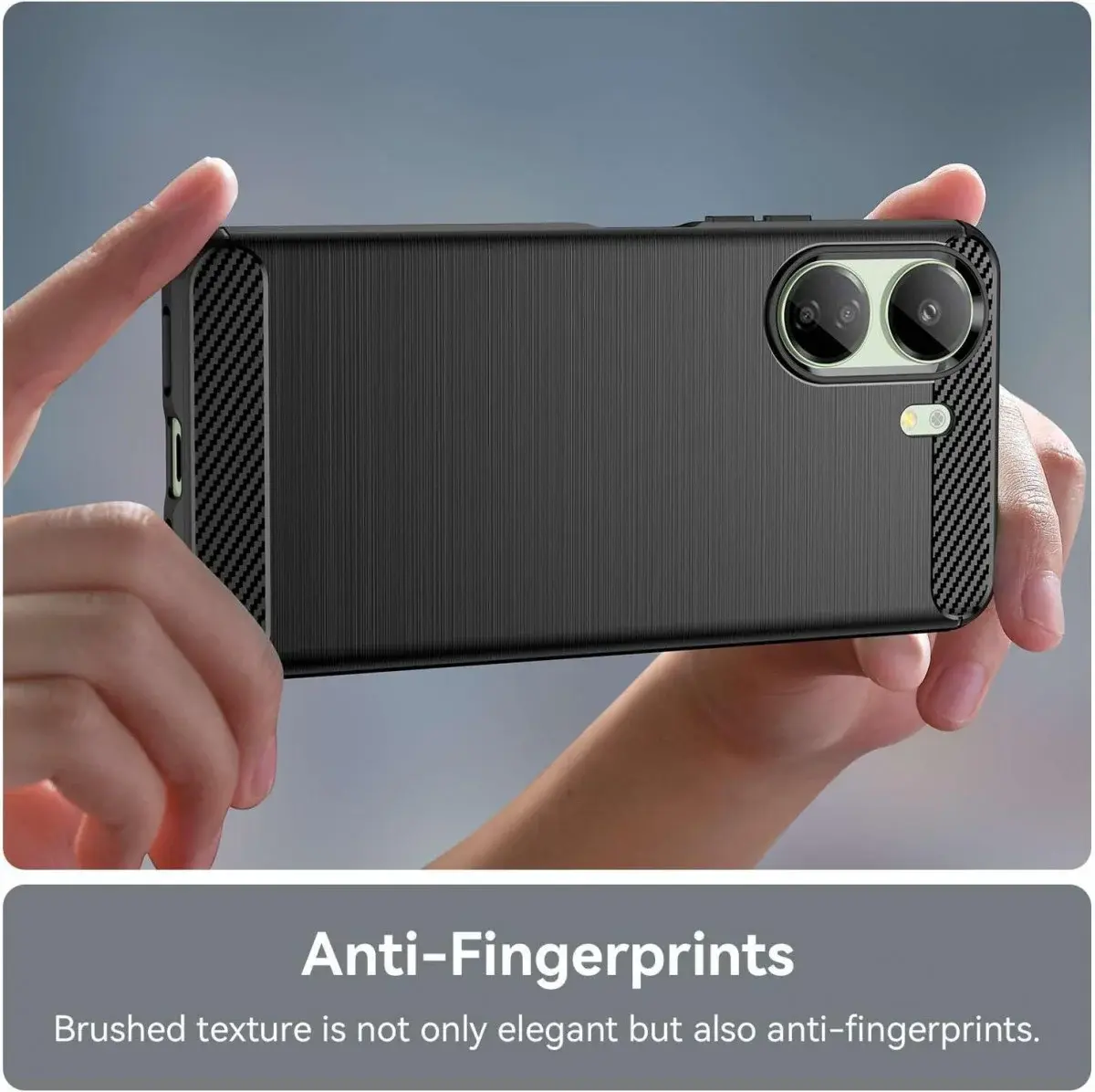 Xiaomi Poco C65 / Redmi 13C Hoesje TPU Flexibele Back Cover Zwart afbeelding 6