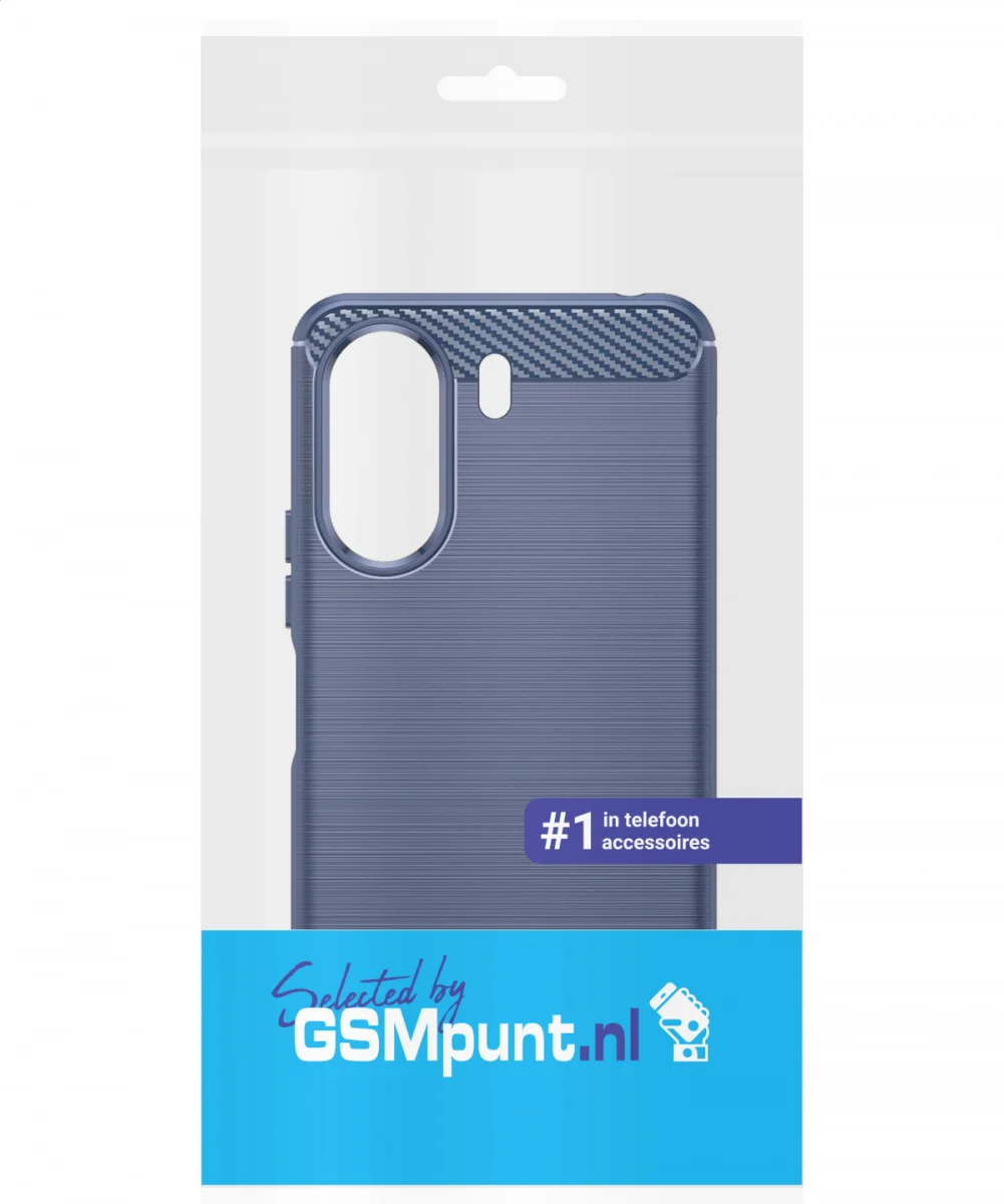 Xiaomi Poco C65 / Redmi 13C Hoesje TPU Flexibele Back Cover Blauw afbeelding 9