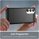 Samsung Galaxy A35 Hoesje Geborsteld TPU Flexibele Back Cover Zwart afbeelding 4