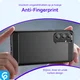 Samsung Galaxy A55 Hoesje Geborsteld TPU Flexibele Back Cover Zwart afbeelding 6