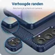 Samsung Galaxy A55 Hoesje Geborsteld TPU Flexibele Back Cover Blauw afbeelding 4