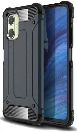 Xiaomi Redmi 13C / Poco C65 Hoesje Shock Proof Hybride Back Cover Blauw afbeelding 1