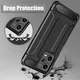 Xiaomi Redmi 13C / Poco C65 Hoesje Shock Proof Hybride Back Cover Blauw afbeelding 2