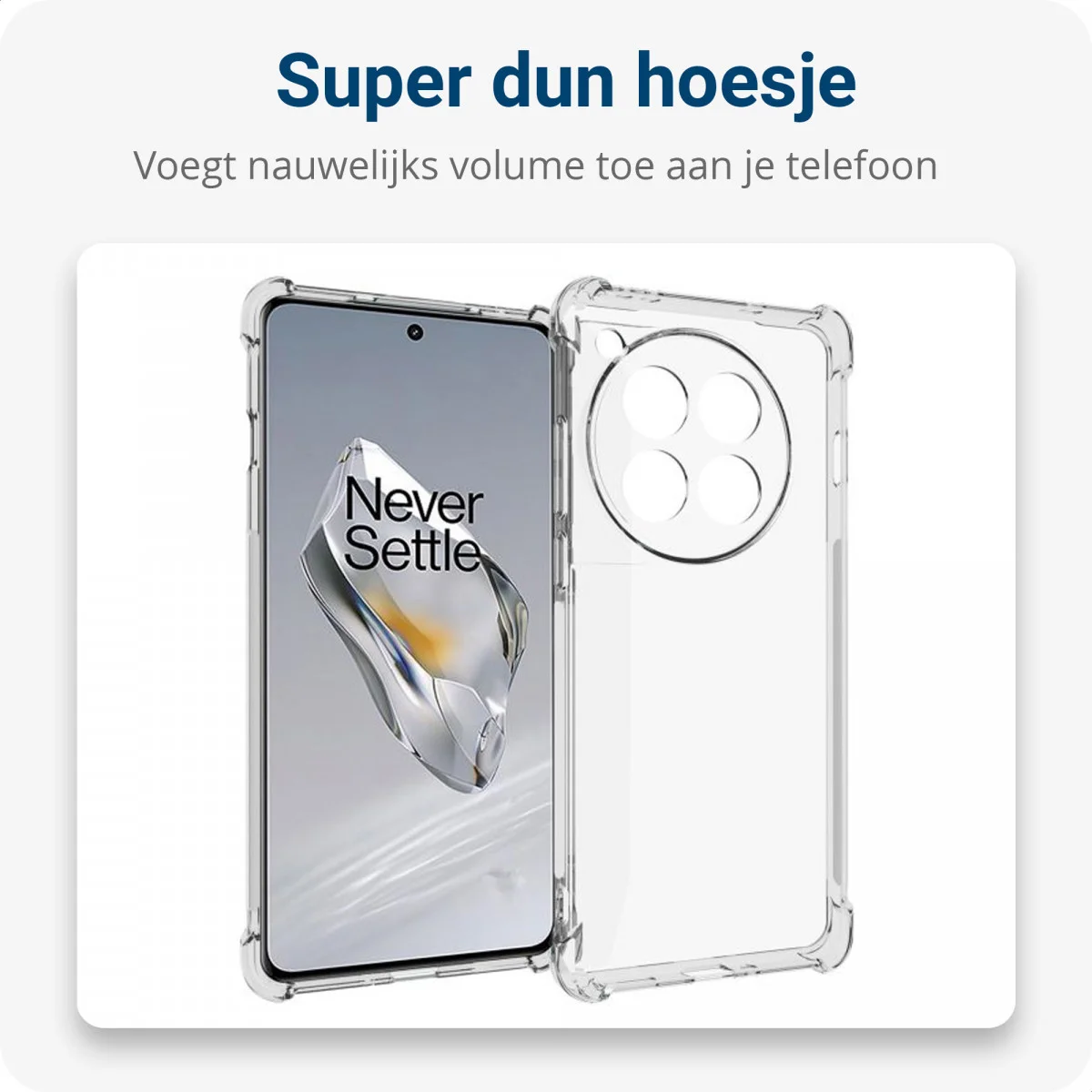 OnePlus 12 Hoesje met Koord Schokbestendig TPU Transparant afbeelding 5