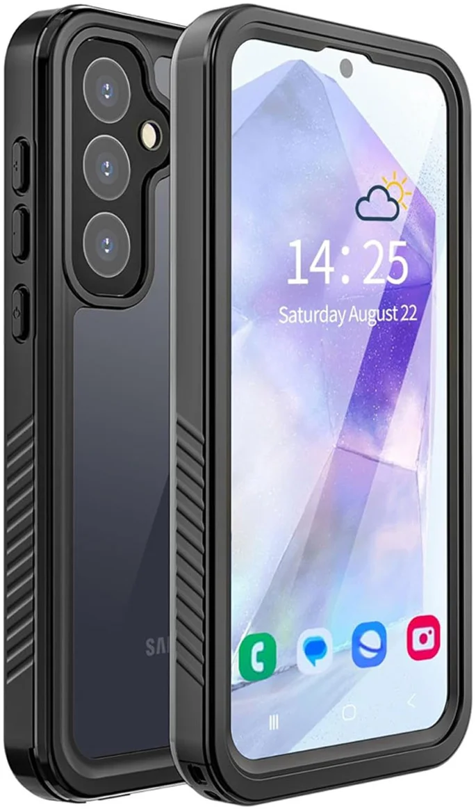 SBG Outdoor Case Samsung Galaxy A55 Waterdicht Zwart afbeelding 2