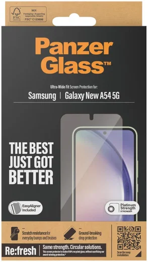 PanzerGlass Refresh Ultra-Wide Samsung Galaxy A55 Screen Protector afbeelding 4
