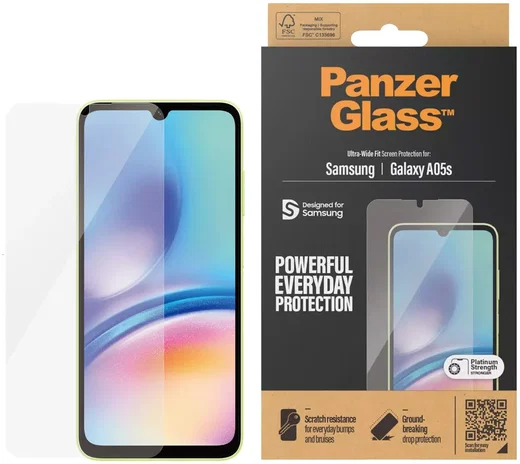 PanzerGlass Ultra-Wide Samsung Galaxy A05s Screen Protector afbeelding 1