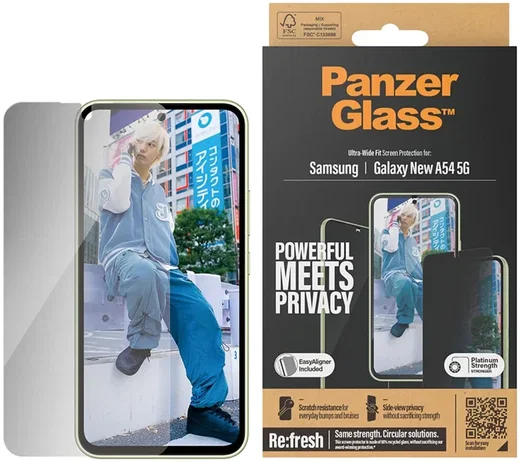 PanzerGlass Ultra-Wide Samsung Galaxy A55 Privacy Glass EasyAligner afbeelding 1