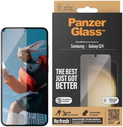 PanzerGlass Refresh Ultra-Wide Samsung Galaxy S24 Screen Protector afbeelding