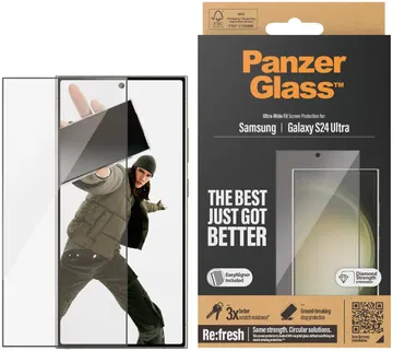 PanzerGlass Refresh Ultra-Wide Samsung S24 Ultra Protector Easyaligner
