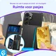 Samsung Galaxy A35 3 in 1 Back Cover Portemonnee Hoesje Zwart afbeelding 3