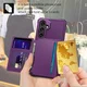 Samsung Galaxy A35 3 in 1 Back Cover Portemonnee Hoesje Paars afbeelding 4