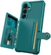 Samsung Galaxy A35 3 in 1 Back Cover Portemonnee Hoesje Groen afbeelding 2