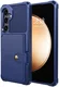 Samsung Galaxy A55 3 in 1 Back Cover Portemonnee Hoesje Donkerblauw afbeelding 2