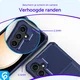 Samsung Galaxy A55 3 in 1 Back Cover Portemonnee Hoesje Donkerblauw afbeelding 5