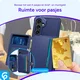 Samsung Galaxy A55 3 in 1 Back Cover Portemonnee Hoesje Donkerblauw afbeelding 4
