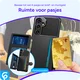 Samsung Galaxy A55 3 in 1 Back Cover Portemonnee Hoesje Zwart afbeelding 4