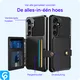 Samsung Galaxy A55 3 in 1 Back Cover Portemonnee Hoesje Zwart afbeelding 5