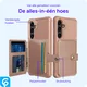 Samsung Galaxy A55 3 in 1 Back Cover Portemonnee Hoesje Roze afbeelding 5
