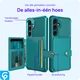 Samsung Galaxy A55 3 in 1 Back Cover Portemonnee Hoesje Groen afbeelding 8
