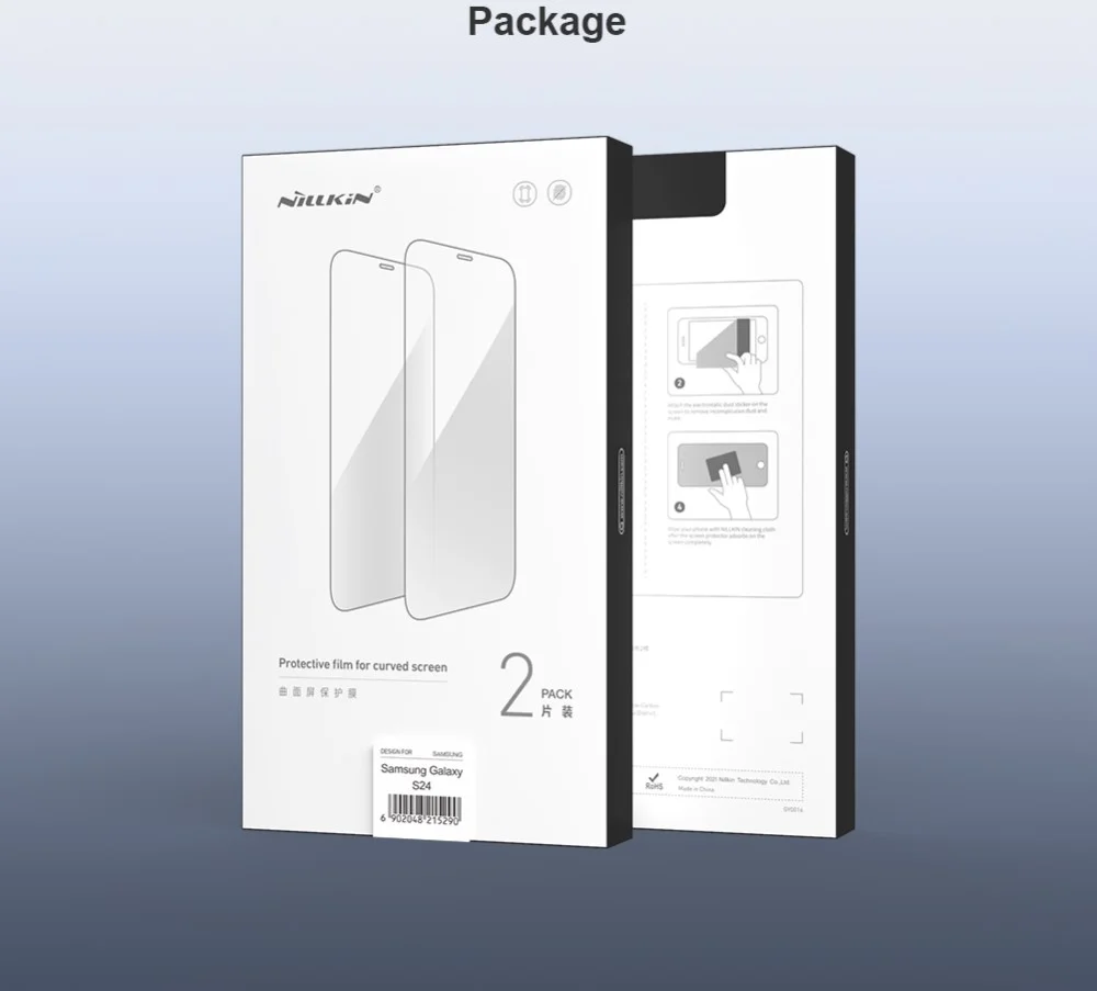 Nillkin Impact Samsung S24 Screen Protector Installatiekit 2-Pack afbeelding 17