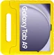 HappyCase Samsung Galaxy Tab A11 / Tab A9 Kinder Tablethoes met Handvat Geel afbeelding 2