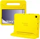 HappyCase Samsung Tab A11 Plus / Tab A9 Plus Kinder Tablethoes Handvat Geel
