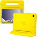 HappyCase Samsung Tab A11 Plus / Tab A9 Plus Kinder Tablethoes Handvat Geel