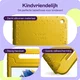 HappyCase Samsung Tab A8 Kinder Tablethoes met Handvat Geel afbeelding 4