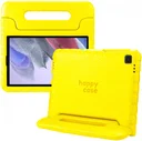 HappyCase Samsung Galaxy Tab A7 Lite Kinder Tablethoes Handvat Geel
