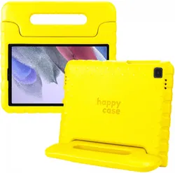 HappyCase Samsung Galaxy Tab A7 Lite Kinder Tablethoes Handvat Geel afbeelding