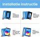 HappyCase Samsung Tab A 10.1 2019 Kinder Tablethoes met Handvat Geel afbeelding 9