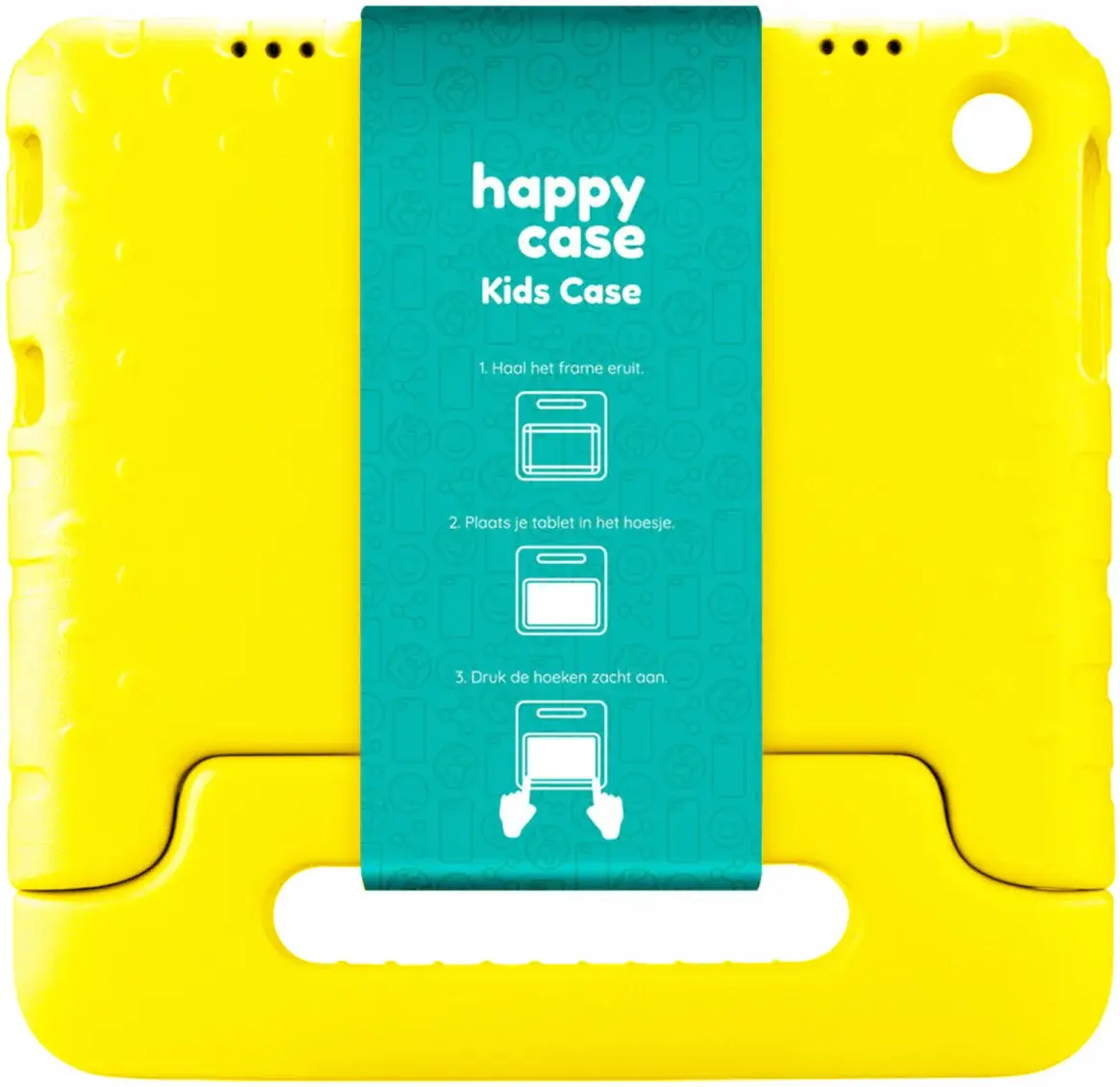HappyCase Lenovo Tab M10 Gen 3 10.1 Kinder Tablethoes Handvat Geel afbeelding 9