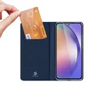 Dux Ducis Skin Pro Samsung Galaxy A55 Hoesje Portemonnee Blauw