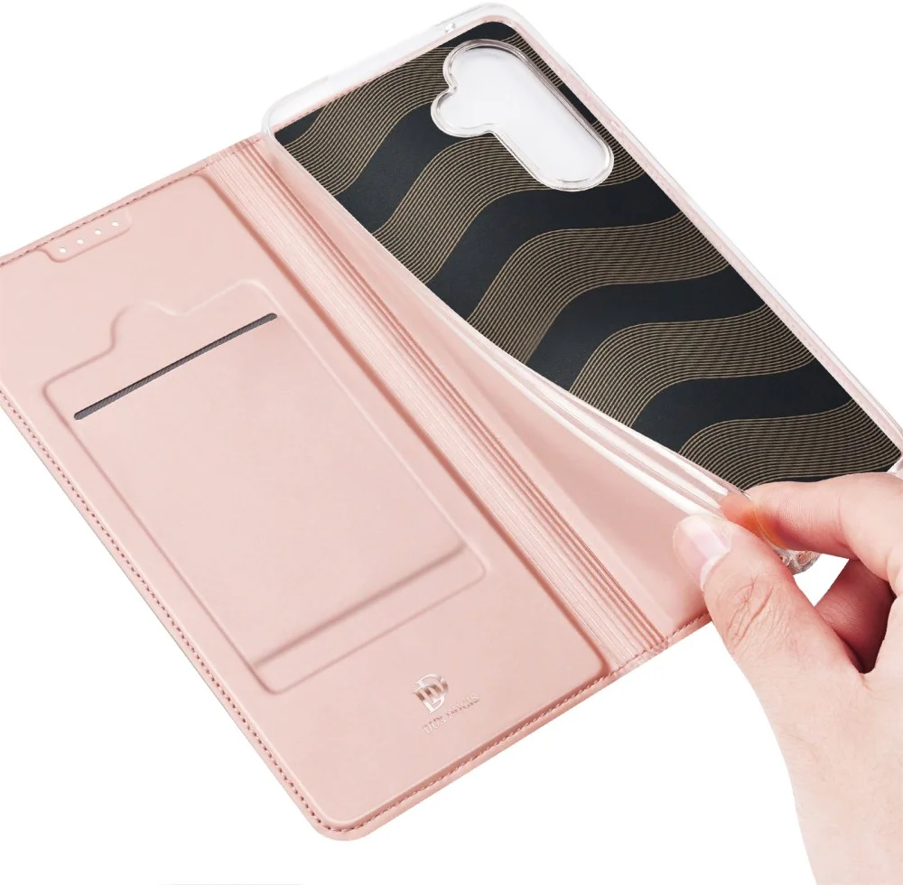 Dux Ducis Skin Pro Samsung Galaxy A55 Hoesje Portemonnee Roze afbeelding 8