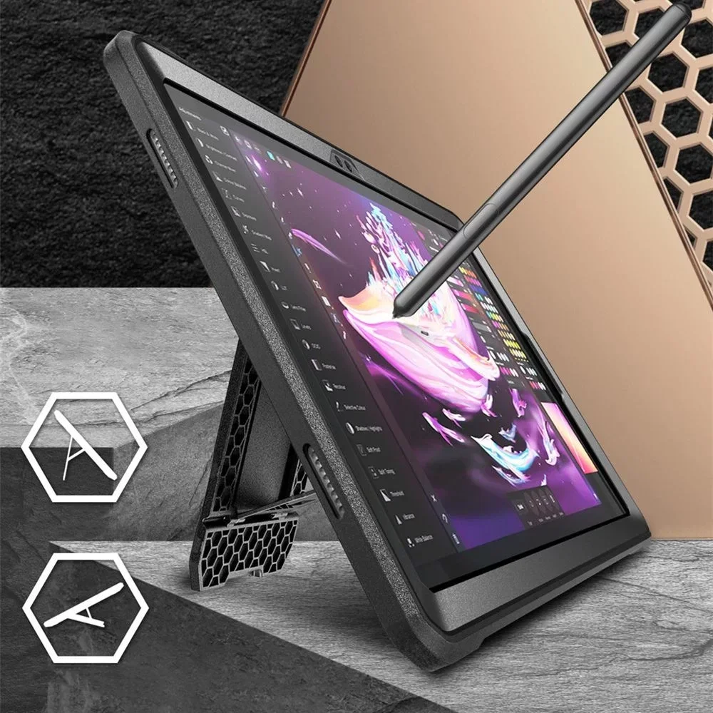 SUPCASE UB Pro Samsung Galaxy Tab A9 Plus Hoes Full Protect Stand Zwart afbeelding 5