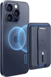 ESR HaloLock Vegan Leer MagSafe Kaarthouder Blauw afbeelding