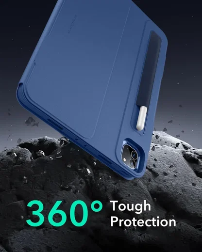 ESR Shift iPad Pro 11 (2024/2025) Hoes Book Case Sleep/Wake Blauw afbeelding 3