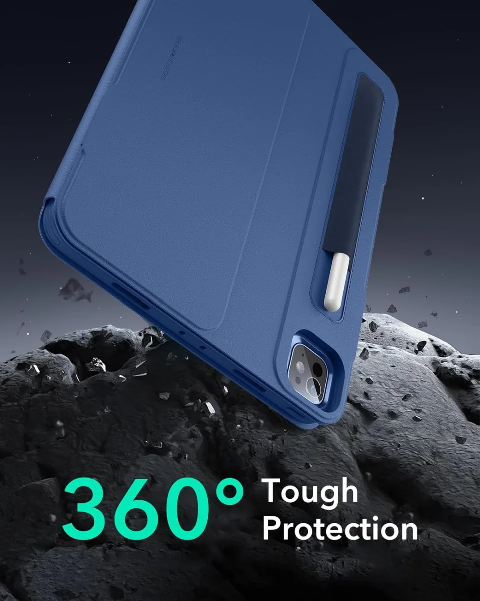 ESR Shift iPad Pro 13 (2024/2025) Hoes Book Case Sleep/Wake Blauw afbeelding 8