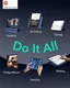 ESR Shift iPad Pro 13 (2024/2025) Hoes Book Case Sleep/Wake Blauw afbeelding 3